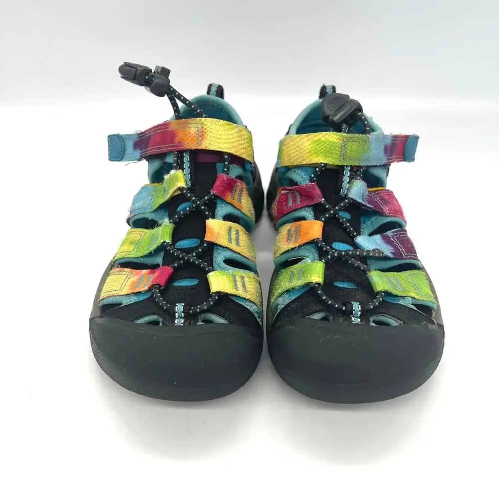 Keen Newport H2 Kids Rainbow Tie Dye Colorway Sandals Size 13